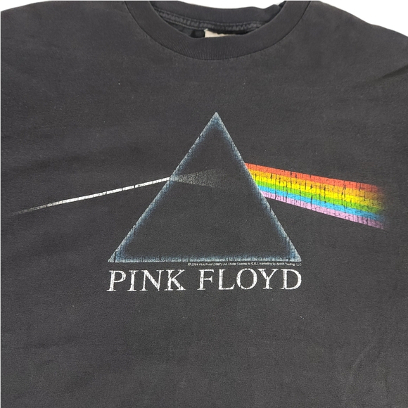 Pink Floyd Dark Side of the Moon Black Vintage Tee - Picture 2 of 3